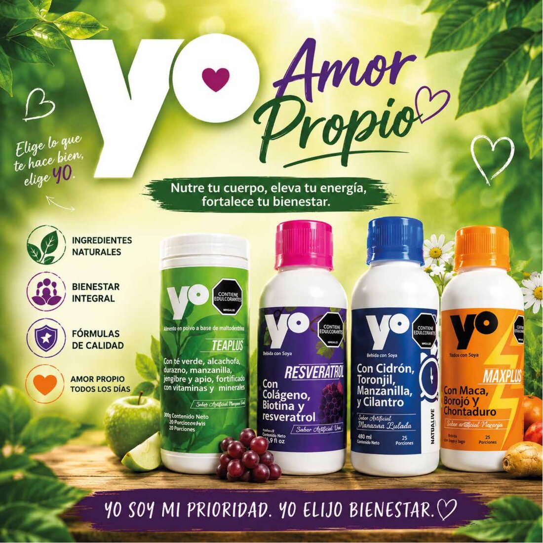 Línea de productos YO Amor Propio